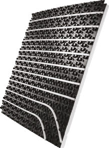 noppenplatte für fußbodenheizung