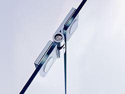 Glasduschwand Detail