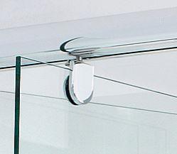 Glasduschwand Detail