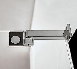 Glasduschwand Detail