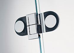 Glasduschwand Detail