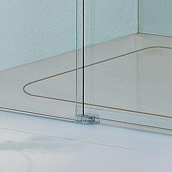 Glasduschwand Detail