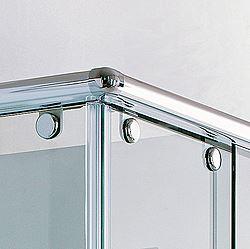 Glasduschwand Detail